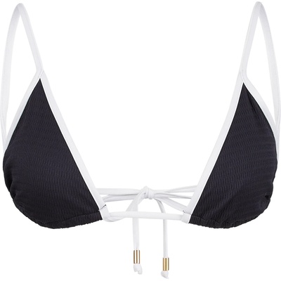 Seafolly Дамско бикини горнище Seafolly Women's Beach Bound Slide Tri Bikini top - Black - размер 36 (EU) (150-5768-0213)