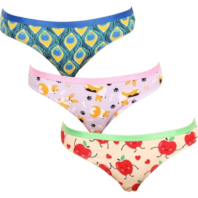 Dedoles 3PACK veselé dámske nohavičky (K054241161)