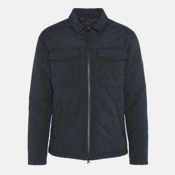 Barbour International Риза с дълъг ръкав Barbour International Men's Distill Quilted Long Sleeve Overshirt - Black BK11