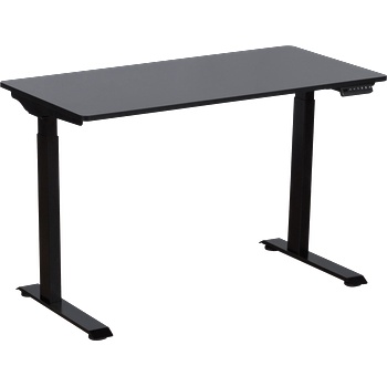 Carmen Ергономично бюро с регулиране на височината Carmen CR-119, 73-123 см, До 50 кг, Панел за управление, Дисплей, Памет, Сензор против сблъсък, Черен