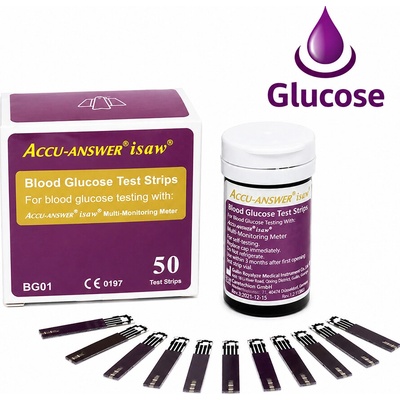 Accu-Answer Testovacie prúžky na glukózu 50 ks