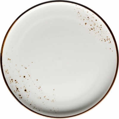 Mäser Dezertný tanier Pintar White hnedé bodky 22,5 cm