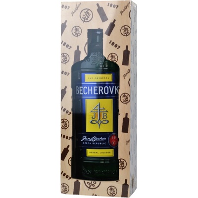 Becherovka 38% 3 l (dárkové balení taška)