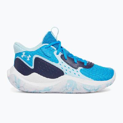 Детски баскетболни обувки Under Armour Grade School Jet '23 electric blue/midnight navy/stream