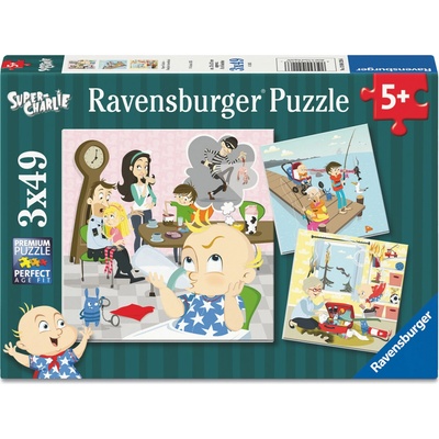 RAVENSBURGER Superbráška 3x49 dílků