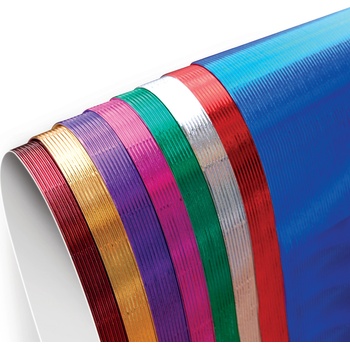 LET'S Гофриран картон, металик, различни цветове, Let's