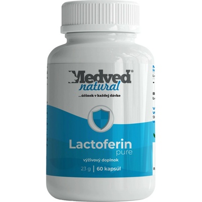 Medveď natural LACTOFERIN pure 60 kapsúl