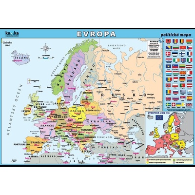 nakladatelství Kupka Evropa - politická mapa XL (100x70 cm)