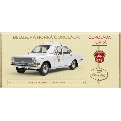 CHOCO POLA GAZ 24 Volha Taxi Praha hořká 100 g