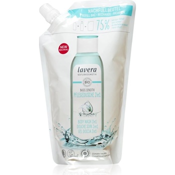 Lavera Basis Sensitiv sprchový gel 2v1 náhradní náplň 500 ml