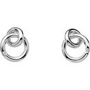 Náušnice Eternity Interlocking Stud DE308