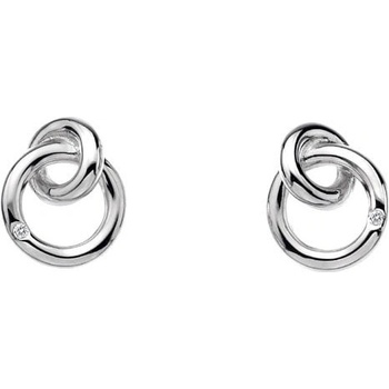 Náušnice Eternity Interlocking Stud DE308