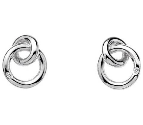 Náušnice Eternity Interlocking Stud DE308