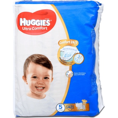 Huggies Ultra Comfort Jumbo 5 12-22 kg 42 ks