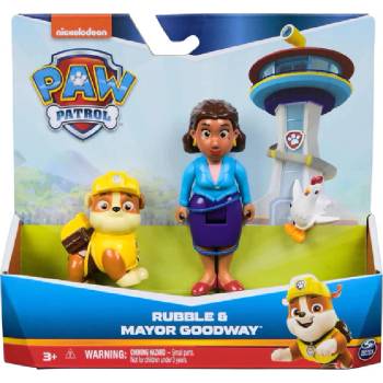 Spin Master Paw Patrol Hero Pup Mayor Goodway & Rubble 6070749