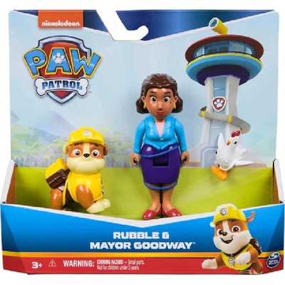 Spin Master Paw Patrol Hero Pup Mayor Goodway & Rubble 6070749