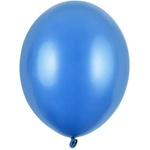 Party Deco Латексови балони металик, метличино синьо, 30 см (sb14m-001)