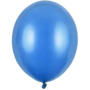 Party Deco Латексови балони металик, метличино синьо, 30 см (sb14m-001)
