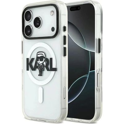 KARL LAGERFELD IML Karl Sketch Logo MagSafe Case за iPhone 17 Pro - прозрачен (3666339504571)