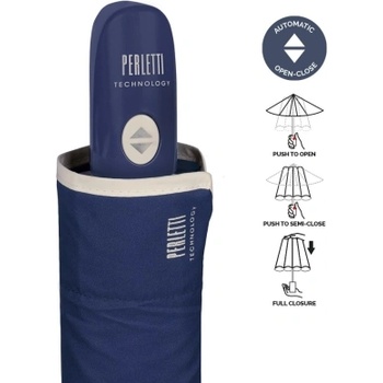 Дамски автоматичен Open-Close чадър Perletti 21649 Technology