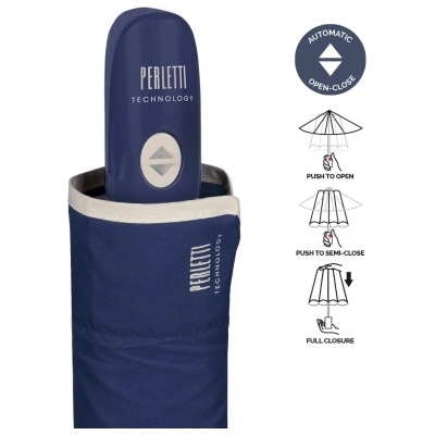 Дамски автоматичен Open-Close чадър Perletti 21649 Technology