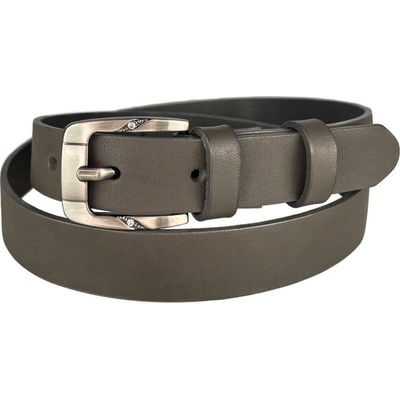 Penny Belts dámský kožený opasek 172-50 šedý