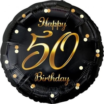 GODAN Balón foliový 50 let Happy birthday narozeniny 45 cm
