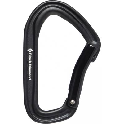 Black Diamond Карабинер с щифт Black diamond Hotforge Bent Gate Snapgate carabiner - Black - размер One Size (321-0226-0111)