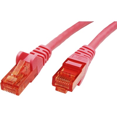 Roline 21.15.2691 S/FTP patch, kat. 6, Component Level, LSOH, 1m, růžový