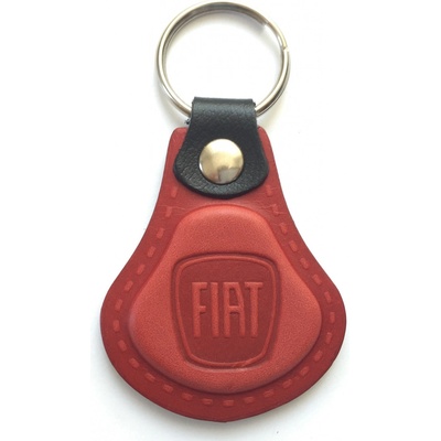 Prívesok na kľúče Auto Two M Kožená Fiat červená
