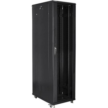Lanberg rack cabinet 19" free-standing 47U - 800x1000 self-assembly flat pack, black (FF01-8047-12B)