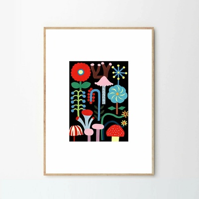 Moikka Plagát The Garden of the Night by Makitoy 70x100 cm