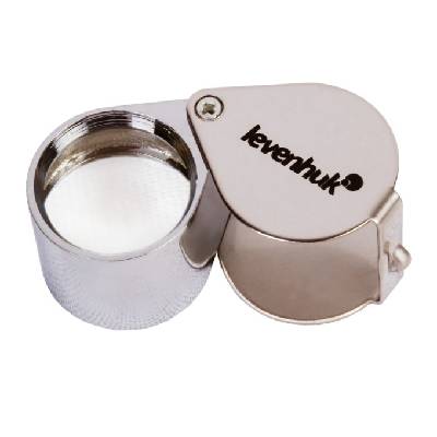 Лупа Levenhuk Zeno Gem ZM9, 10x увеличение, 21 mm апертура, метална (74044)