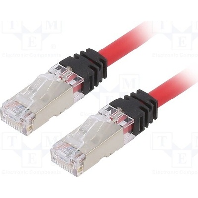 Panduit STP6X5MRD Patch S/FTP Cat 6a RJ45 vidlice z obou stran lanko Cu
