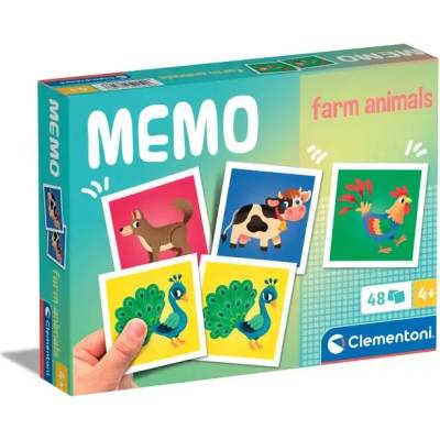 Clementoni - Puzzle Pexeso Farm animals - 1 - 39 piese