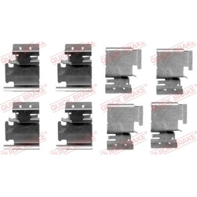 Sada prislusenstvi, oblozeni kotoucove brzdy QUICK BRAKE 109-1298