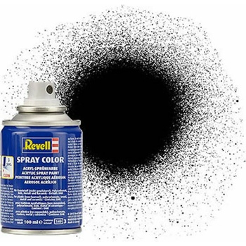 Revell Aerosol Paint Black Semi-Gloss 100 ml