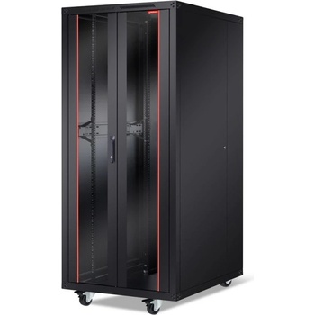 Formrack Комуникационен шкаф Formrack 19" Free standing rack 42U 800/1000mm, height: 2096 mm, loading capacity: 600 kg, front tempered glass door, openable locking sides and back (does not include castor/feet group) (BETA-42U80100)