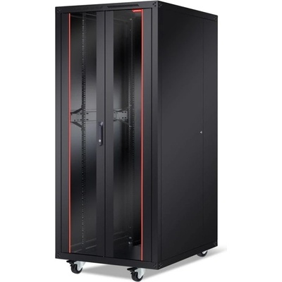 Formrack Комуникационен шкаф Formrack 19" Free standing rack 42U 800/1000mm, height: 2096 mm, loading capacity: 600 kg, front tempered glass door, openable locking sides and back (does not include castor/feet group) (BETA-42U80100)