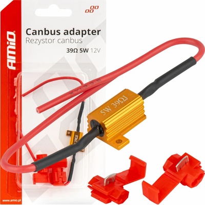 AMIO Rezistor pre LED žiarovky CANBUS 39Ω 5W