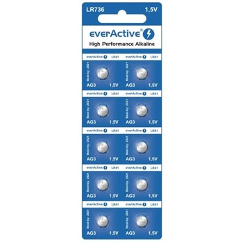 everActive Батерии EverActive EverActive G3 LR736 LR41 (10 броя) (EVAG3)
