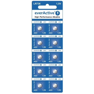 everActive Батерии EverActive EverActive G3 LR736 LR41 (10 броя) (EVAG3)