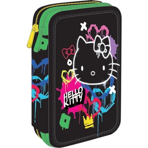 COOLPACK Несесер с пособия Cool Pack Jumper 2 - Hello Kitty, Neon Black (F066034)