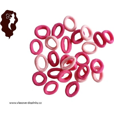 Vlasové gumičky 25 ks