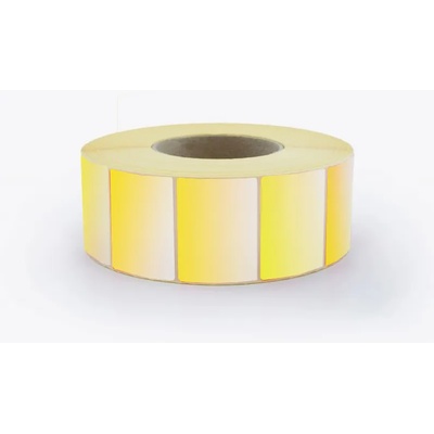 Преливащи етикети 50х30 мм 5000 етикета жълти