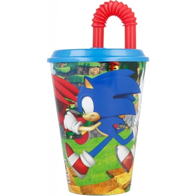 Sonic Kelímek plastový s brčkem 430 ml