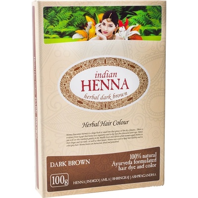 Elfarm 100% prírodná indická Henna dark brown 100 g