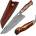 HARAHU Дамаски кухненски нож harahu ju-26693 - Кафяв kp26693