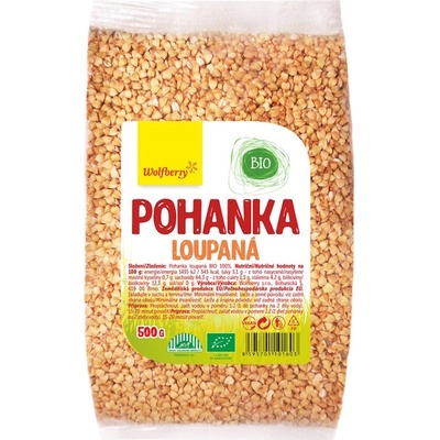 Wolfberry Pohanka loupaná BIO 0,5 kg – Zboží Mobilmania