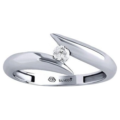 Silvego Stříbrný prsten Mona s Brilliance Zirconia QR189RS